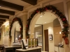 Corporate Cafe-Arches Decorated with Garland